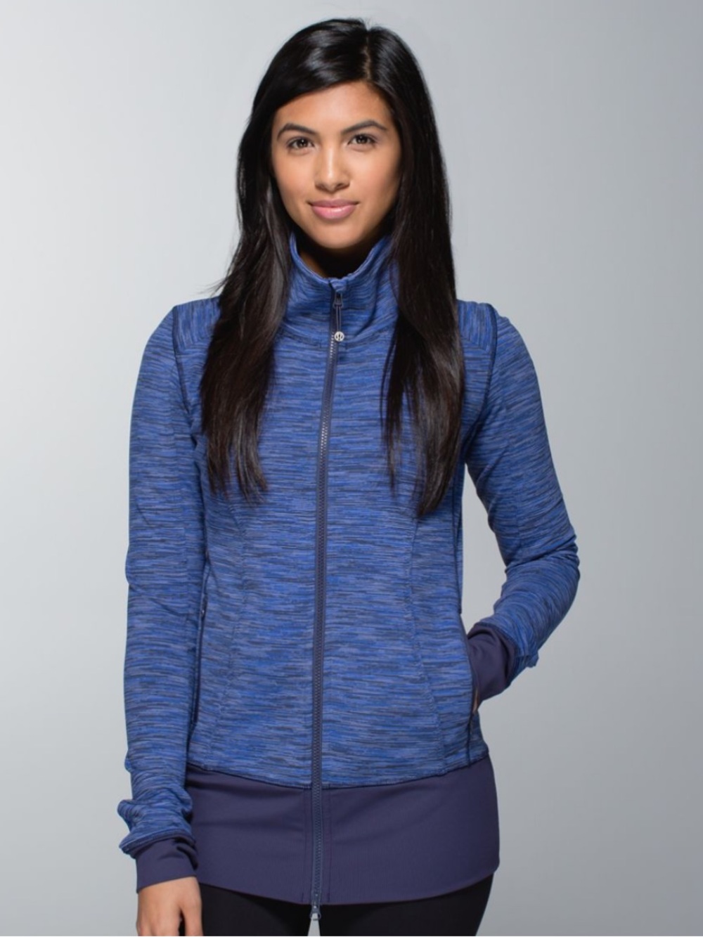 lululemon athletica Nice Asana Space-Dye Full-Zip Jacket women’s size 8
